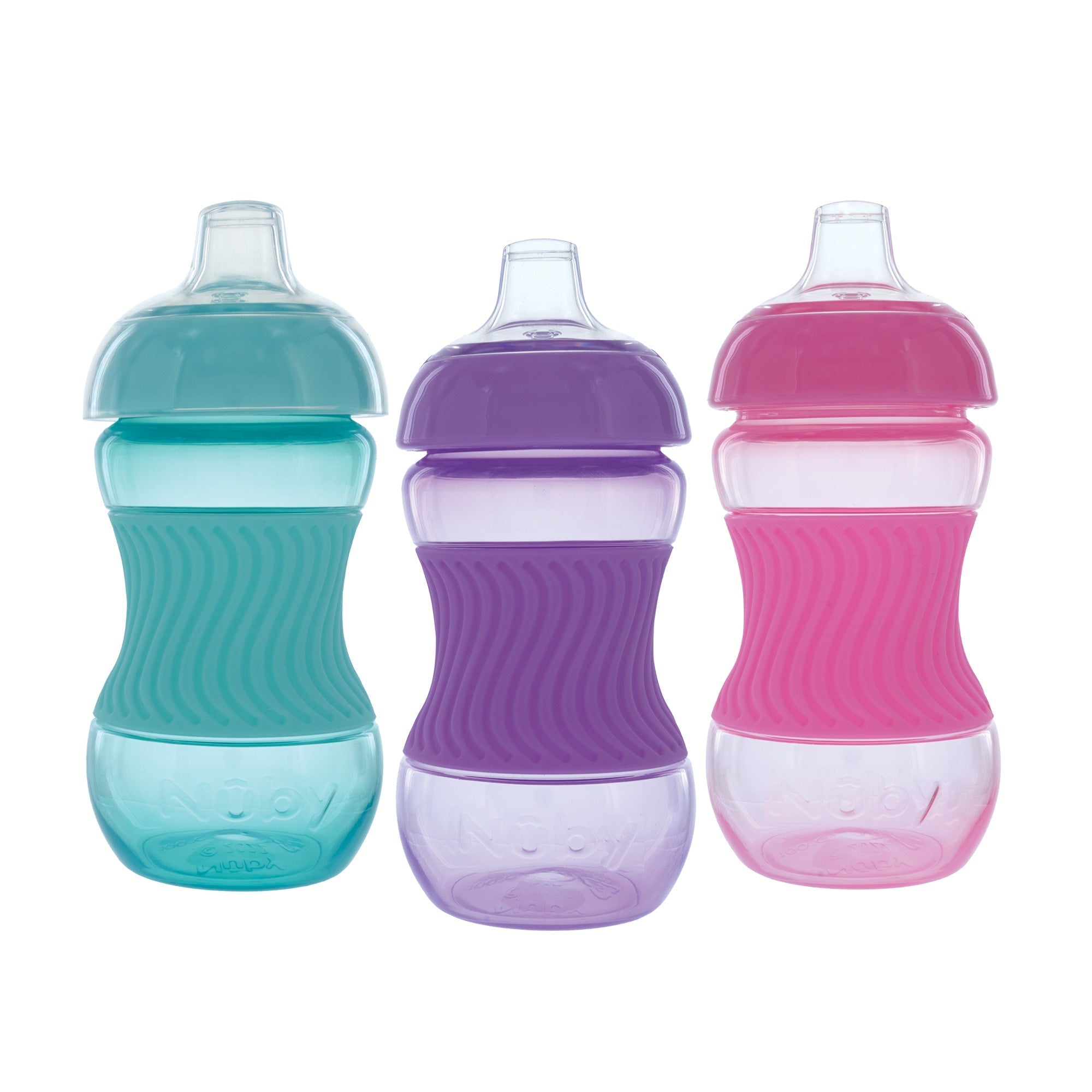 Mini Gripper Soft Spout Sippy Cup with Sleeve (3 Pack)