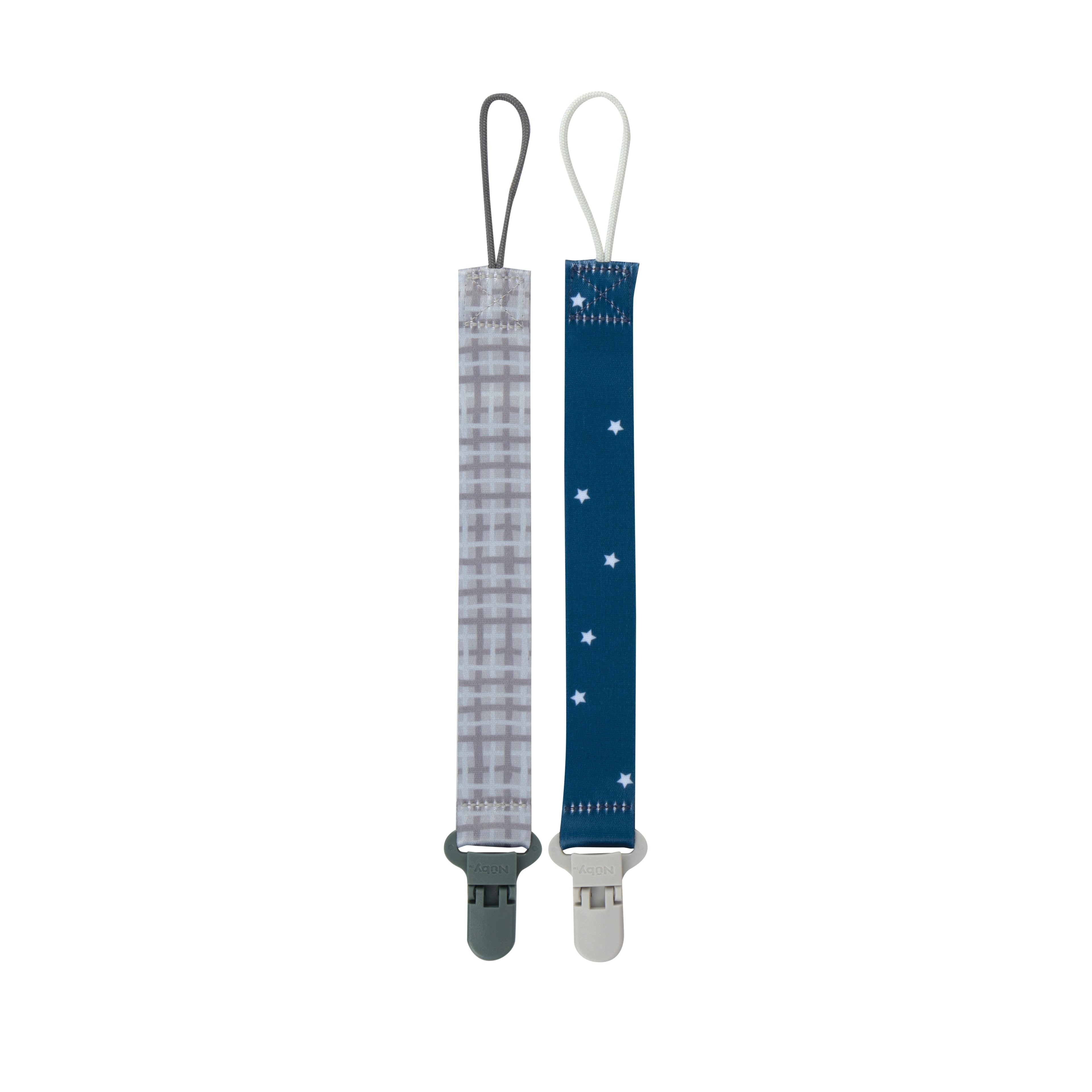 Cloth Pacifier Clip (2 Pack)